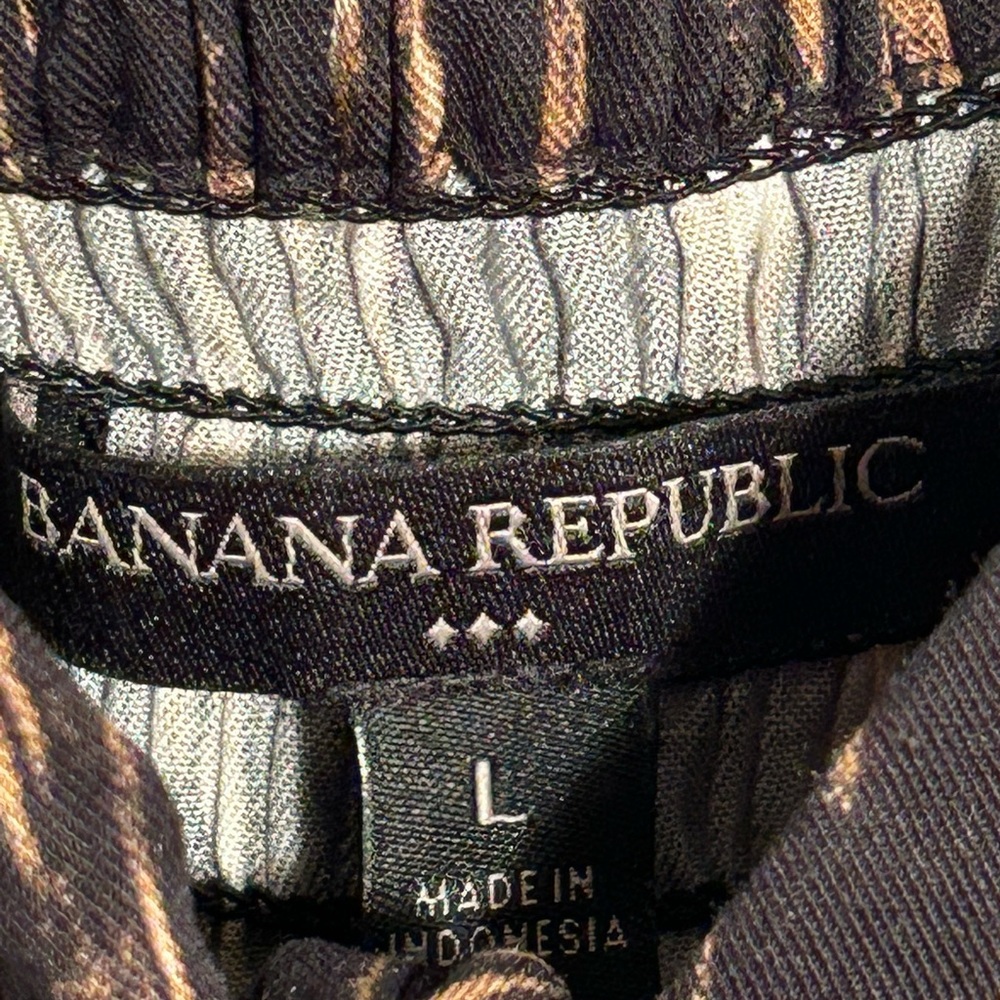 WOMENS LARGE BLACK MULTI PRINT TIE FRONT SHIRRED BACK ADJUSTABLE STRAP DRESS - Picture 6 of 10